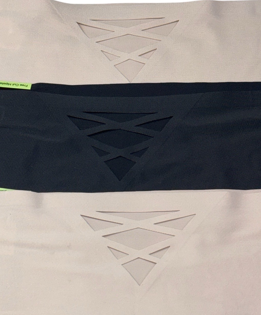 Maidenform 3-Pack Laser Cut Hipster Underwear Panties Nylon Black Beige 3XL 10