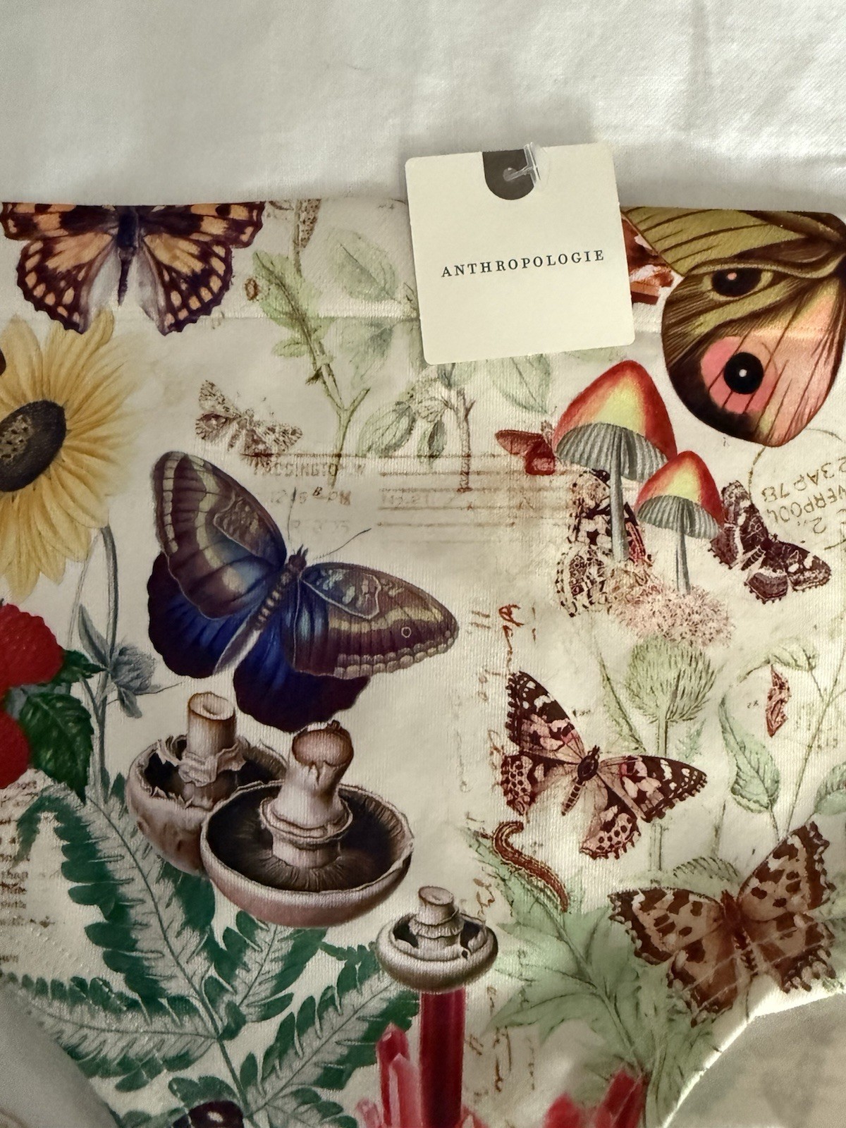 Anthropologie Butterfly And Mushroom Underwear Size XXS/XS NWT