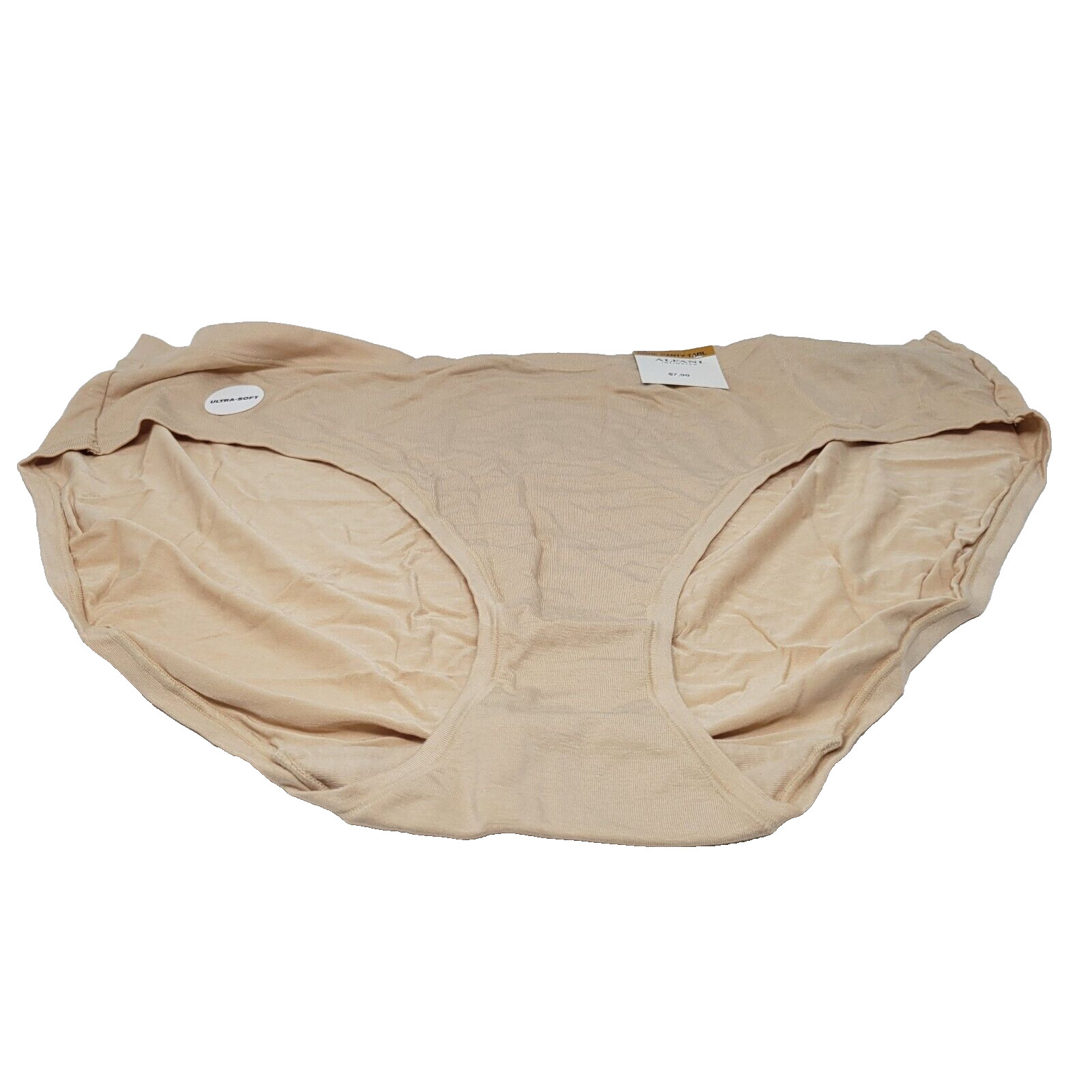 Alfani Intimates Womens Plus Size 3X Soft Rayon Bikini Panty Underwear Ivory NWT