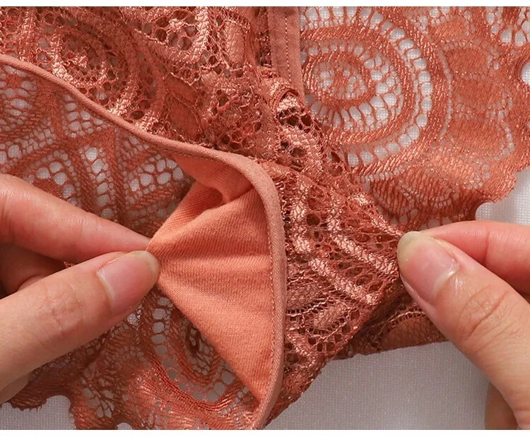 Lace Panties Underpant Women Sexy Briefs Underwear Lingerie Low Rise G-String
