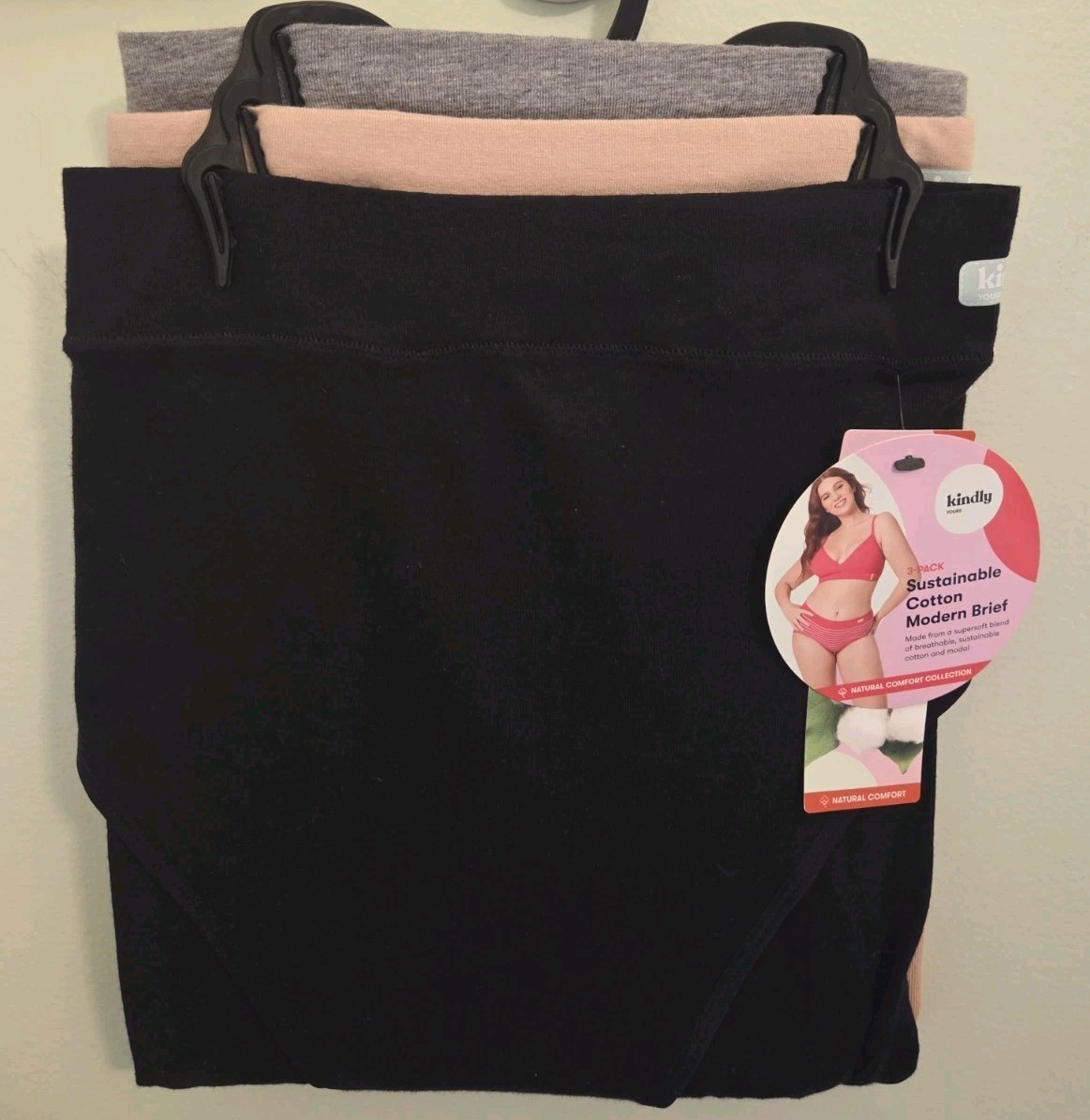 Kindly Yours Women’s XXXL 22 Cotton Modal Modern Briefs Underwear Panties #10726