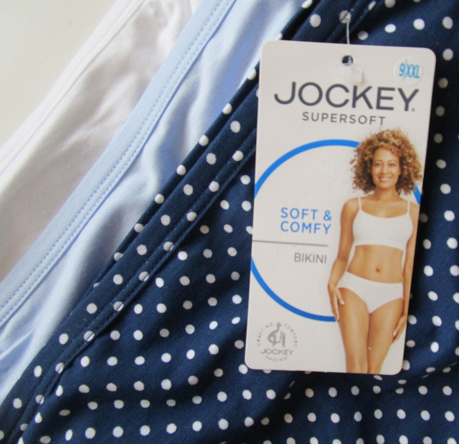 Jockey Modal Stretch Supersoft Bikini Pantie 3 Pack Style 002070 Size 9 XXL NWT