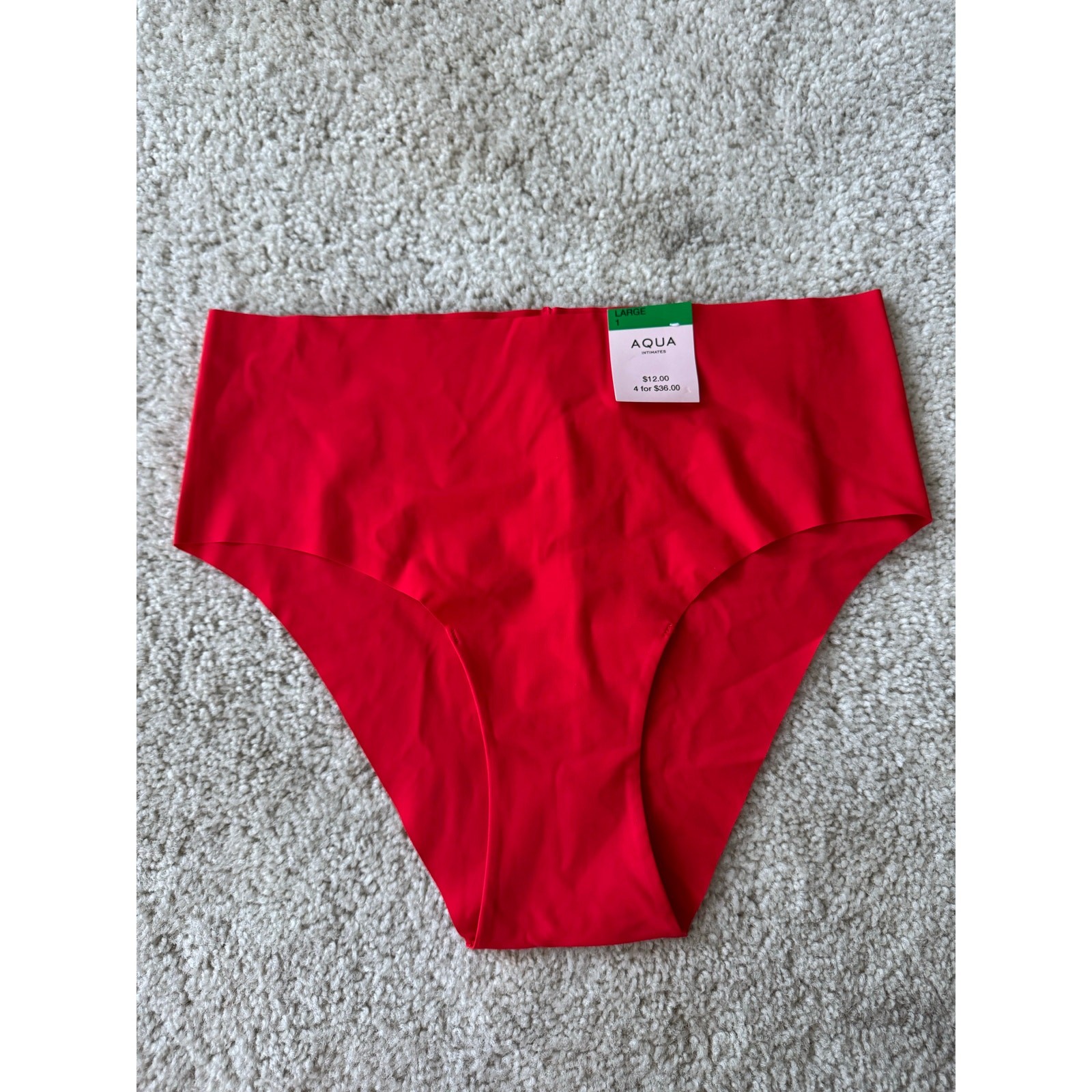 Women’s Aqua Hipster Panties – L – Multiple Colors & Prints – Soft Everyday NWT