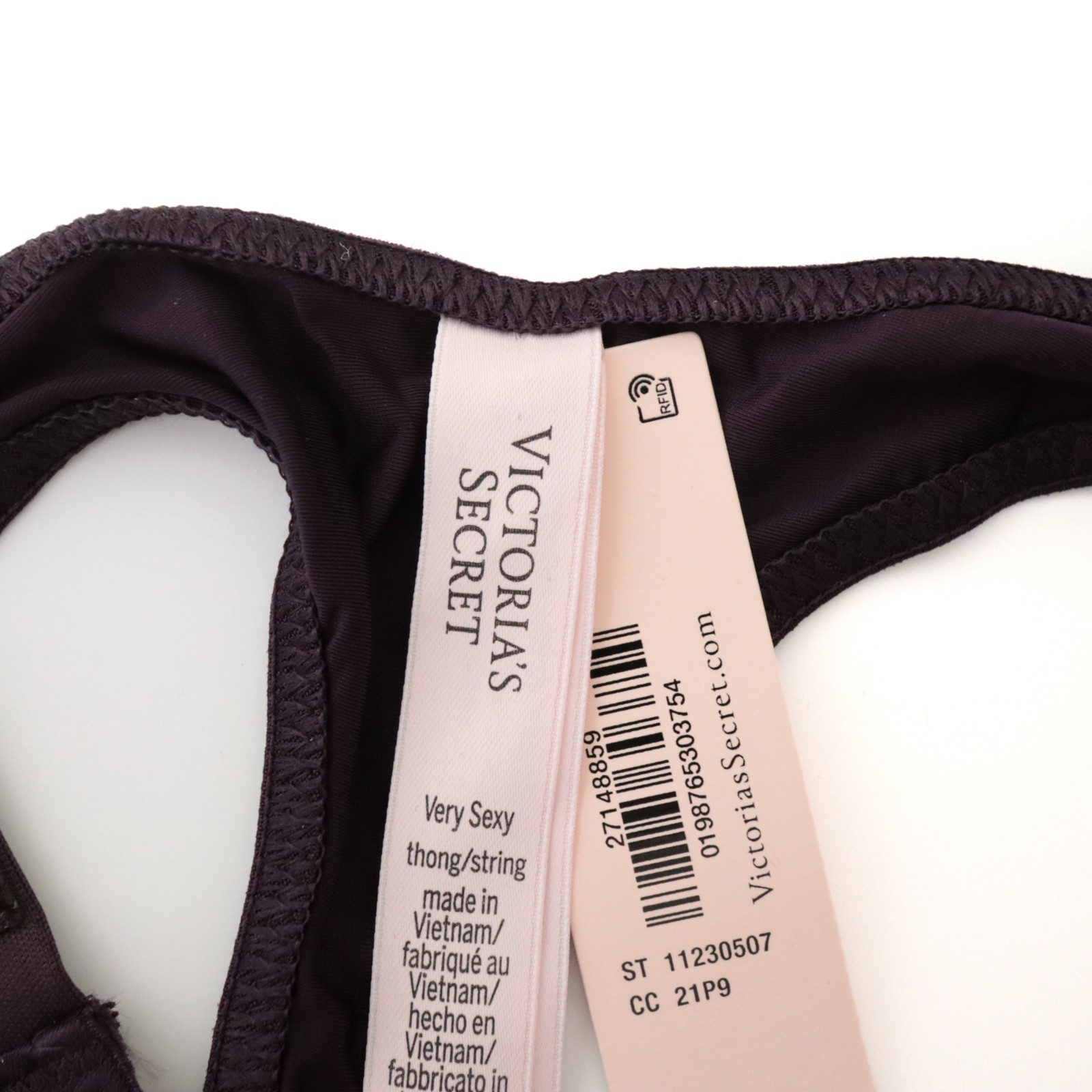Victoria’s Secret VERY SEXY Double Shine Strap Satin Smooth Thong Panty S M L XL