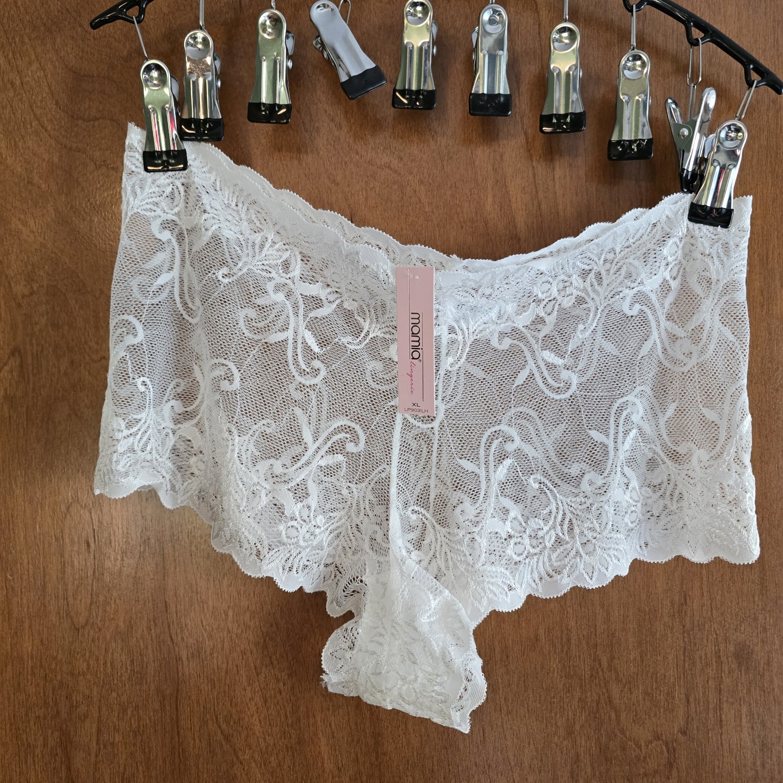 Mamia Lace Panty White XL
