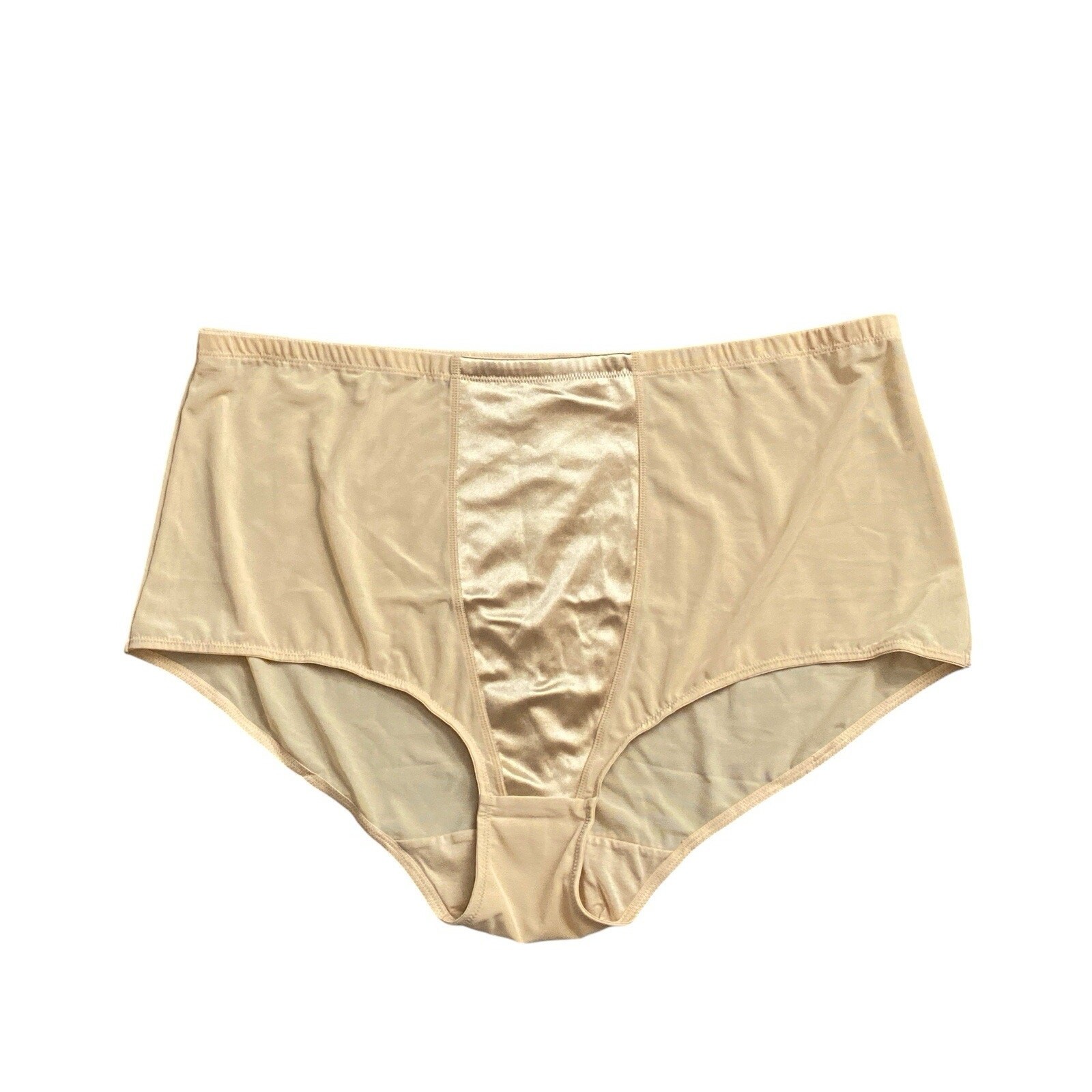 Secret Solutions 4X Beige High Waist Tummy Control Shaper Briefs Panties