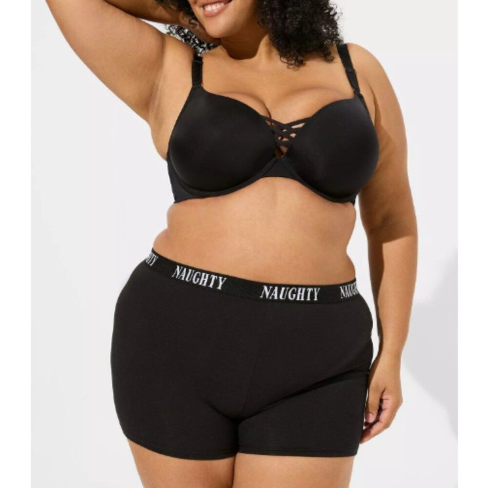 Torrid Black Lounge Plus Size Naughty Graphic Sleepwear Pajama Bottoms Size 0/L