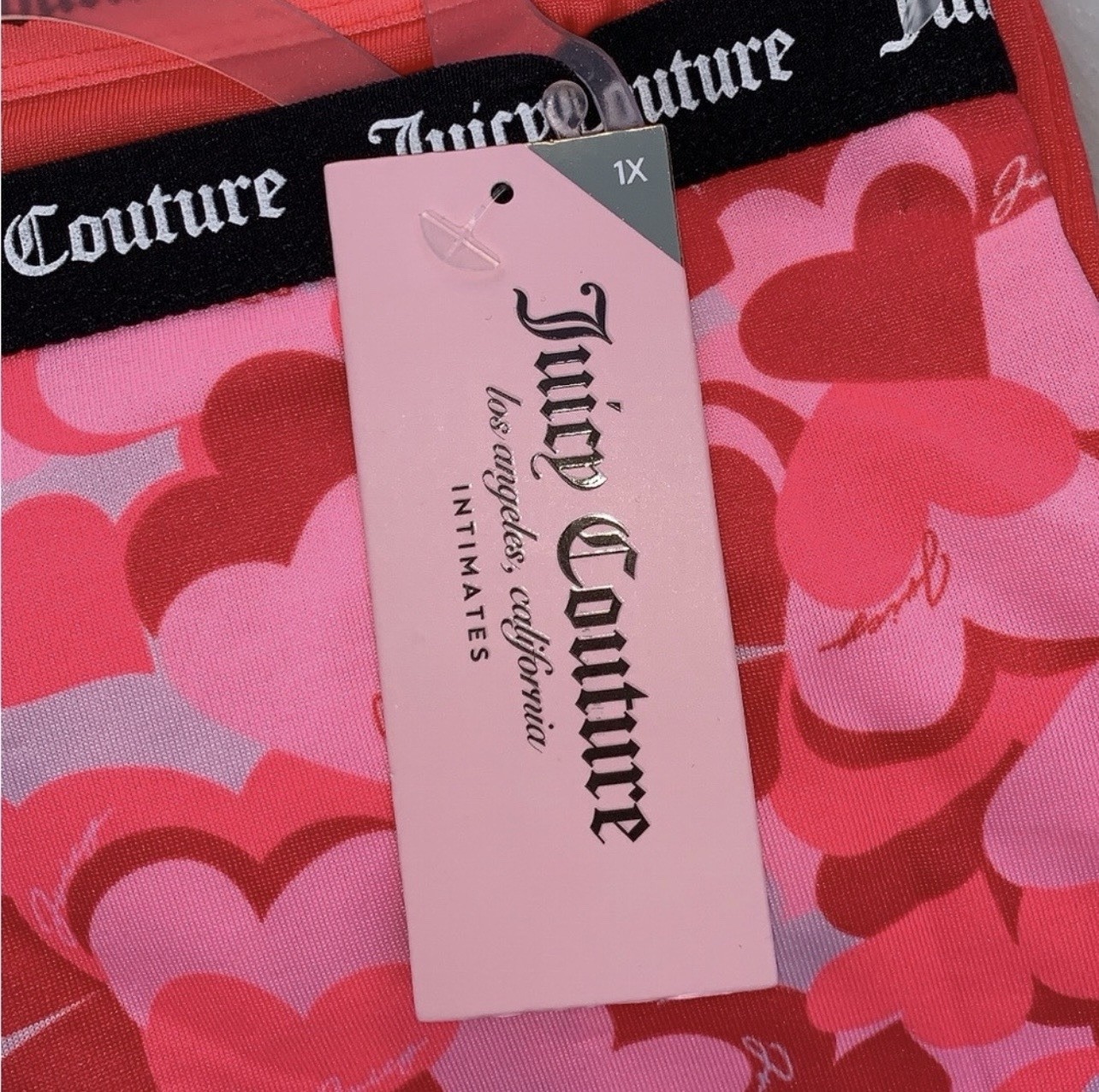 Juicy Couture Intimates Cute & Curvy Cheeky Boy Short Plus Size Panties 3-Pack