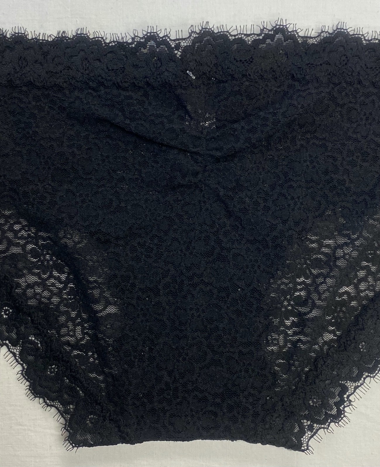 Aerie Eyelash Lace Boybrief Underwear — TRUE BLACK