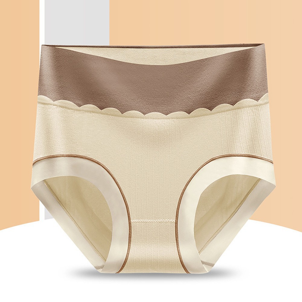 Comfortable Nylon Spandex Seamless High Waisted Women Underwear Breathable