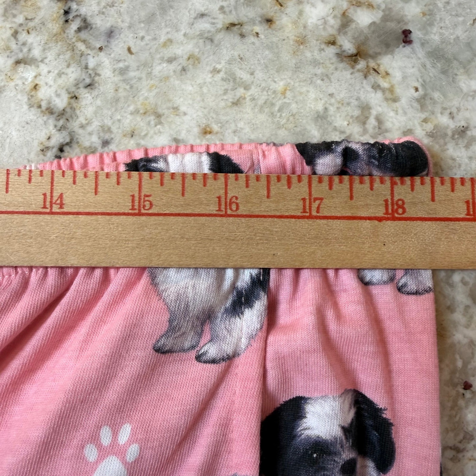 Comfies Shih Tzu Pajama Pants Womens M Pink Dog Print Lounge Sleep Pants NWT