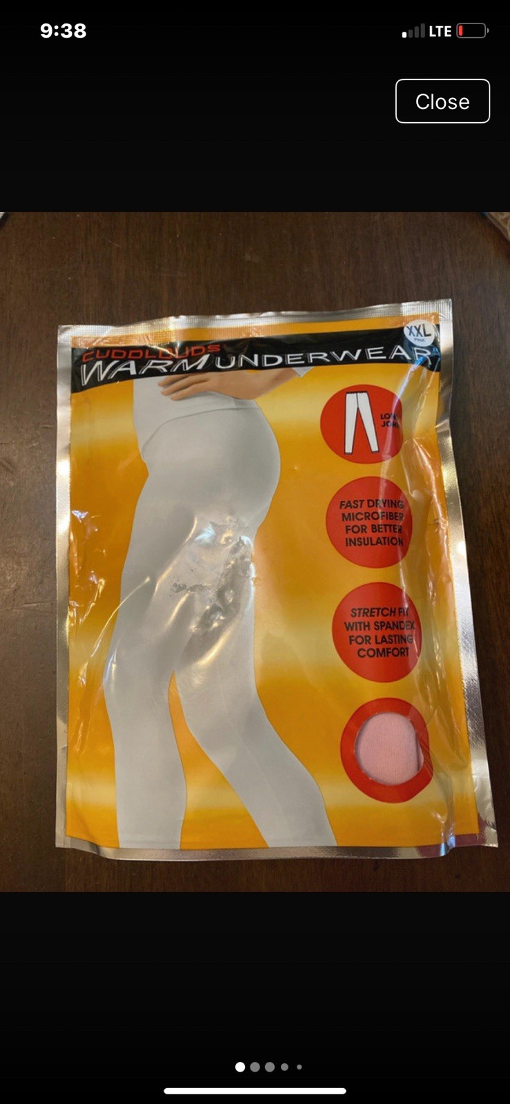Cuddlduds Women’s XXL Rose Pink Thermal Underwear New In Package