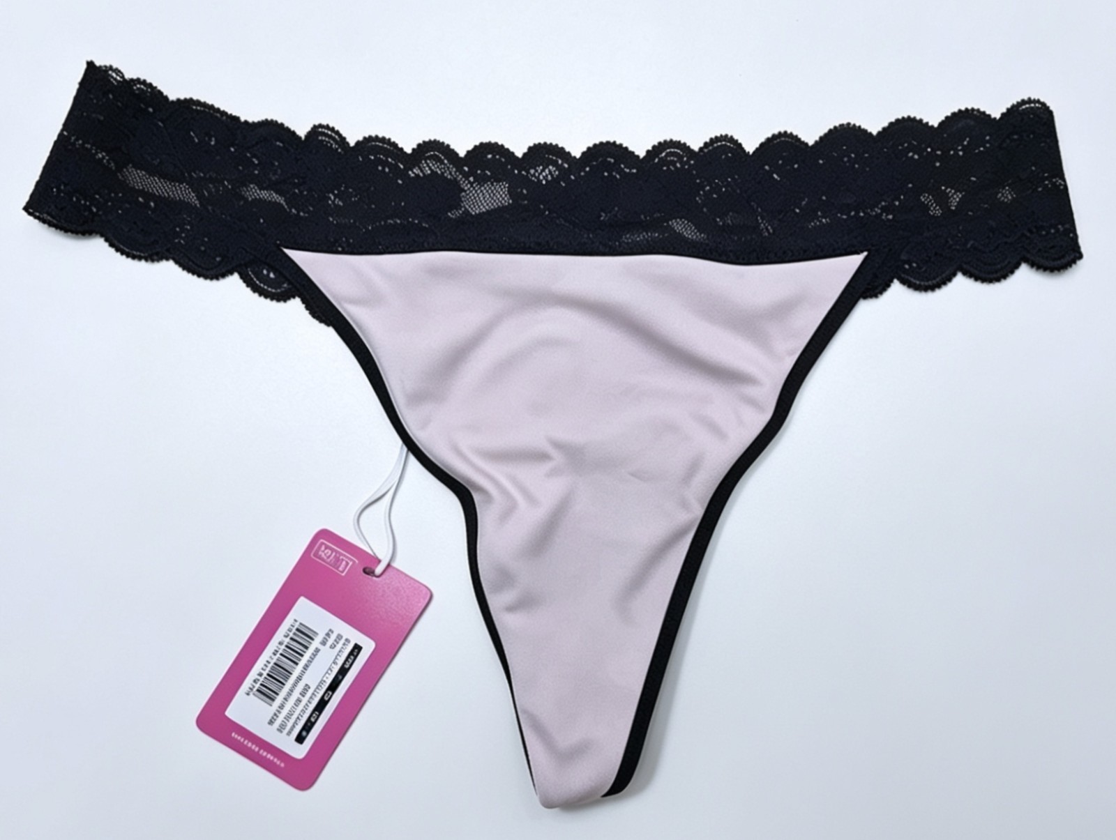 CURVY KATE Twice As Nice Reversible Thing Black Pink UK 12 US 8 EU 38