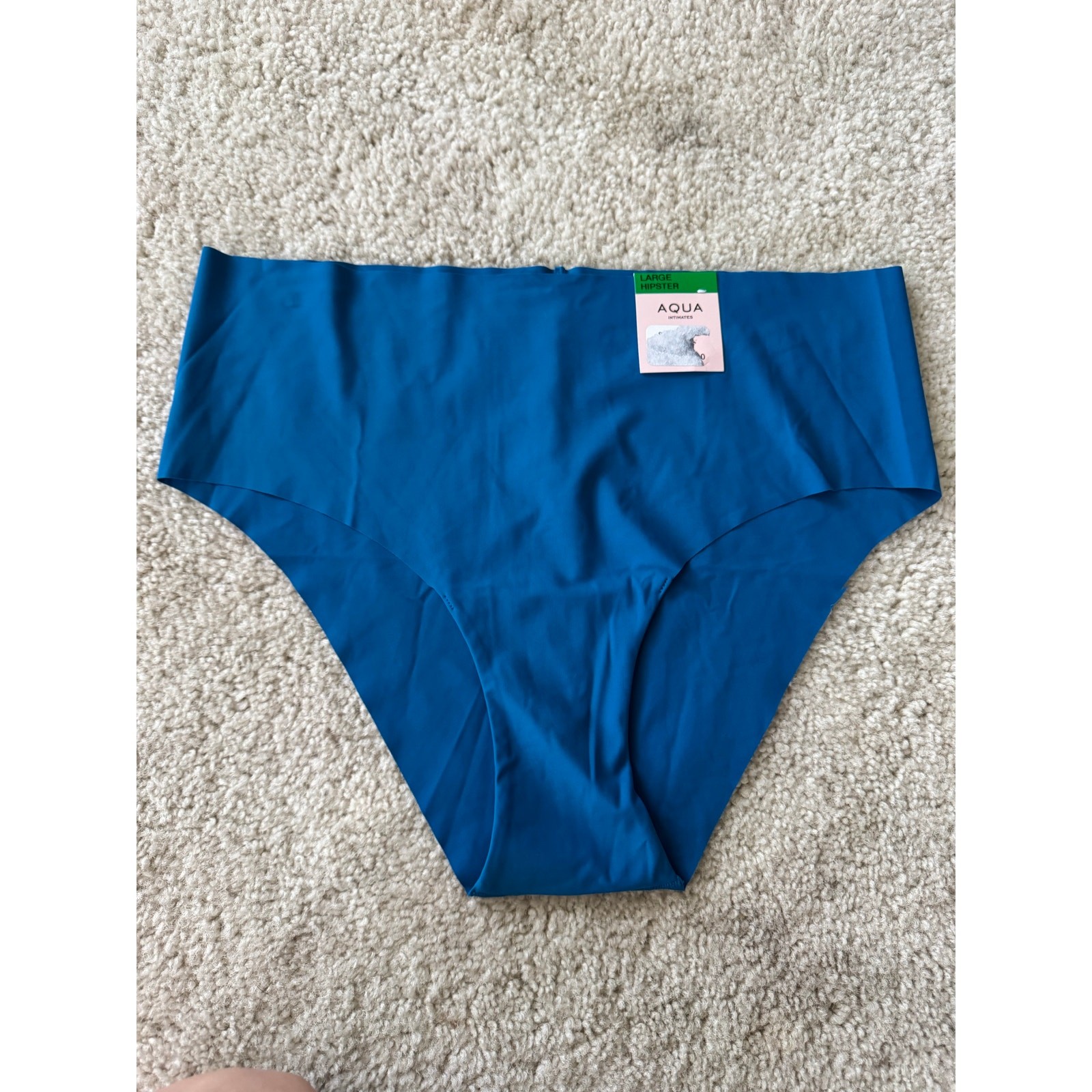 Women’s Aqua Hipster Panties – L – Multiple Colors & Prints – Soft Everyday NWT