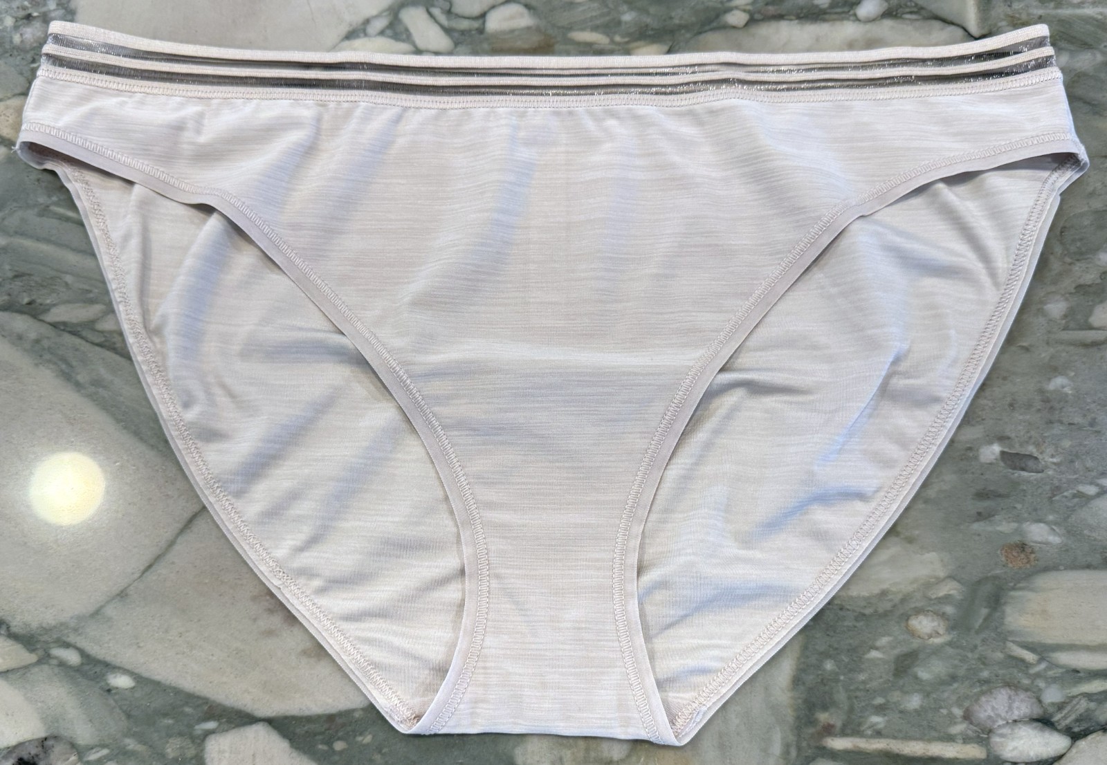 NEW Victoria Secret Everyday Perfect T-Shirt Bikini – Tinted Plum Marl – XL