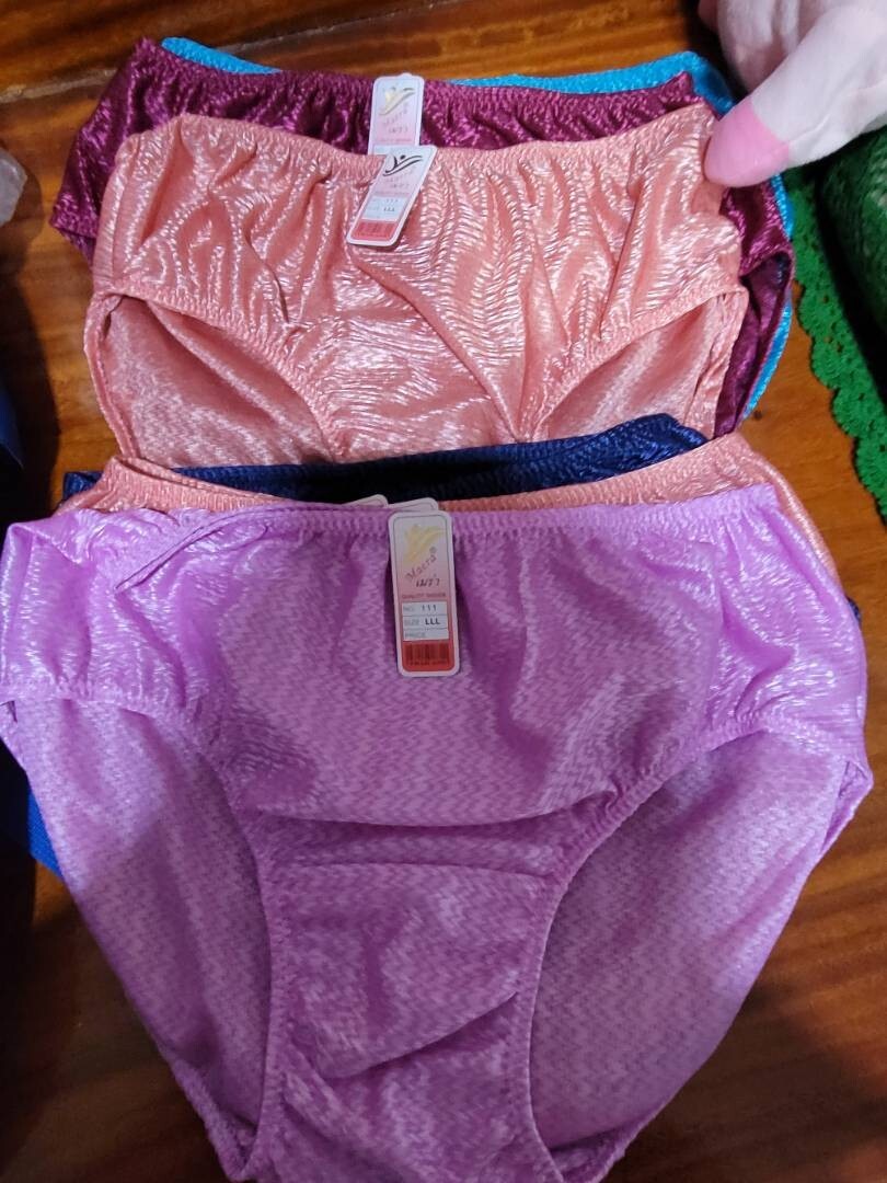 Nylon Panties Knickers Panty Unisex Underwear Soft Undie 12 Pc M,L,XL,2XL,3XL