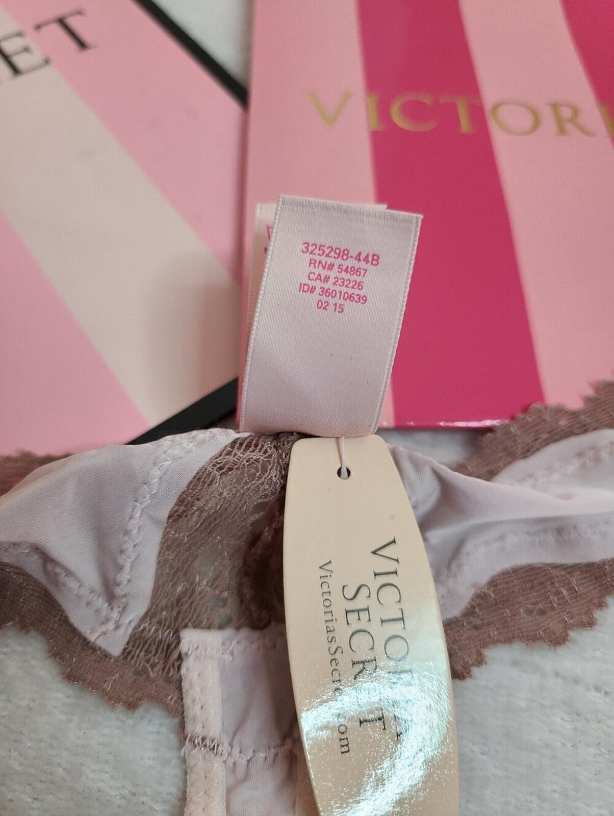 Y2K VS Dream Angels Silky Nylon Lace Classic Thong Panty Size Lg – NWT