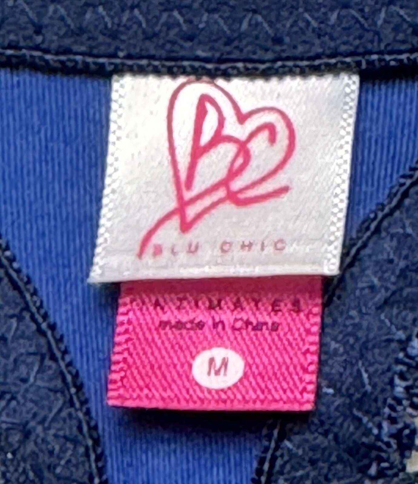 Blu Chic Intimates Mesh Lace Thong Panties M Medium