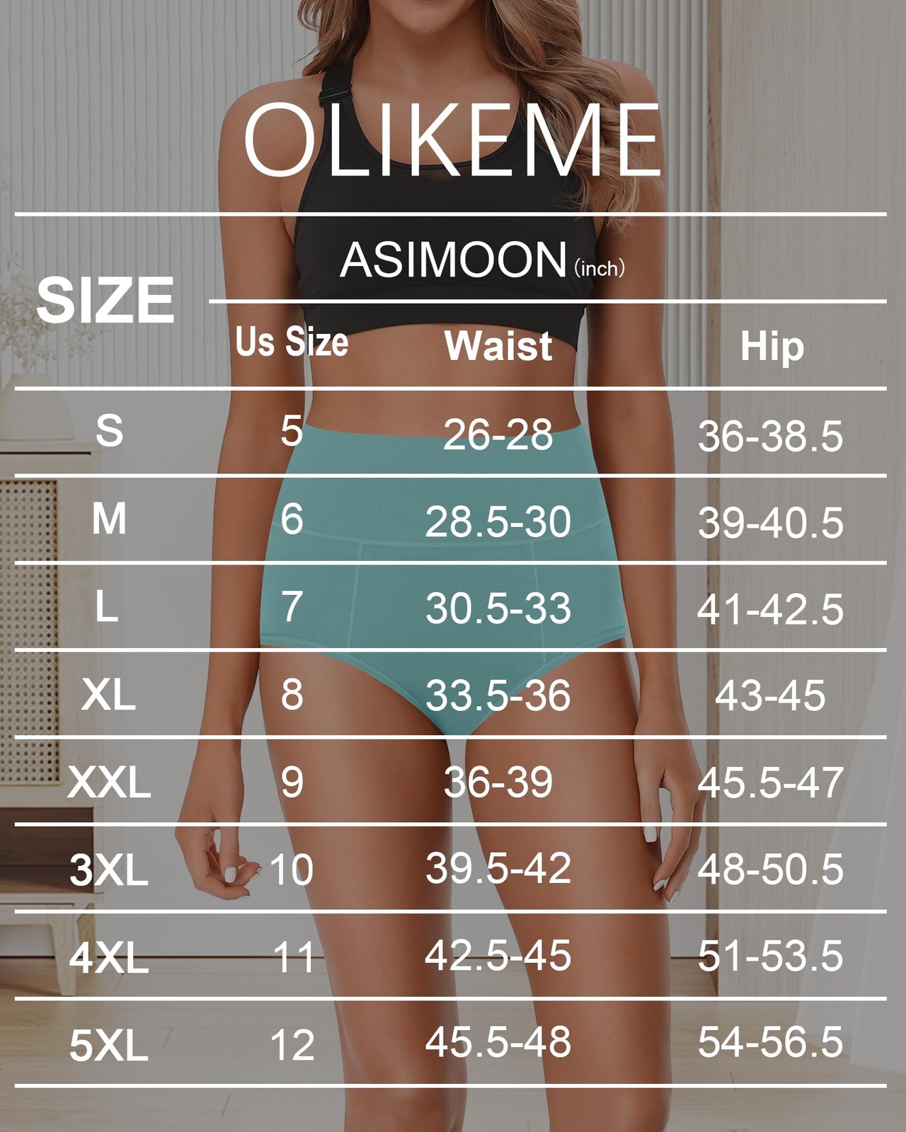 High Waisted Plus Size Tummy Control Cotton Briefs for Women – XL Pack
