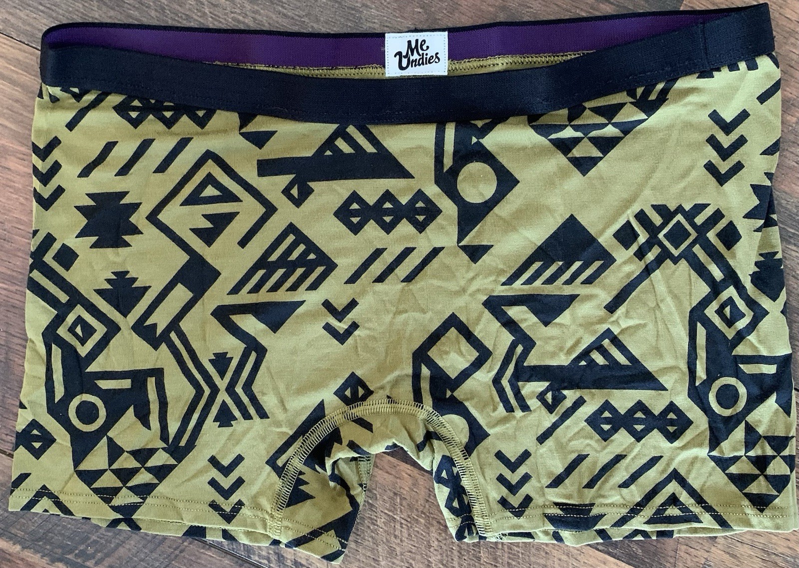 (NEW) MeUndies ladies boyshorts Tribal Design size (M) *Unique Design*