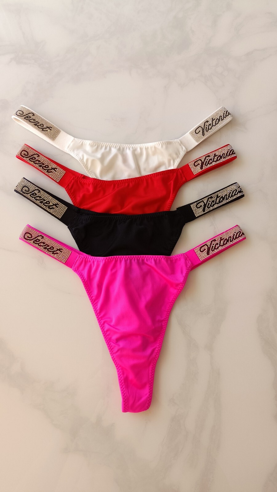 Shine thong/Knickers/💓 🤍 ❤️ 🖤/1pc/М,L,XL.panties with rhinestones