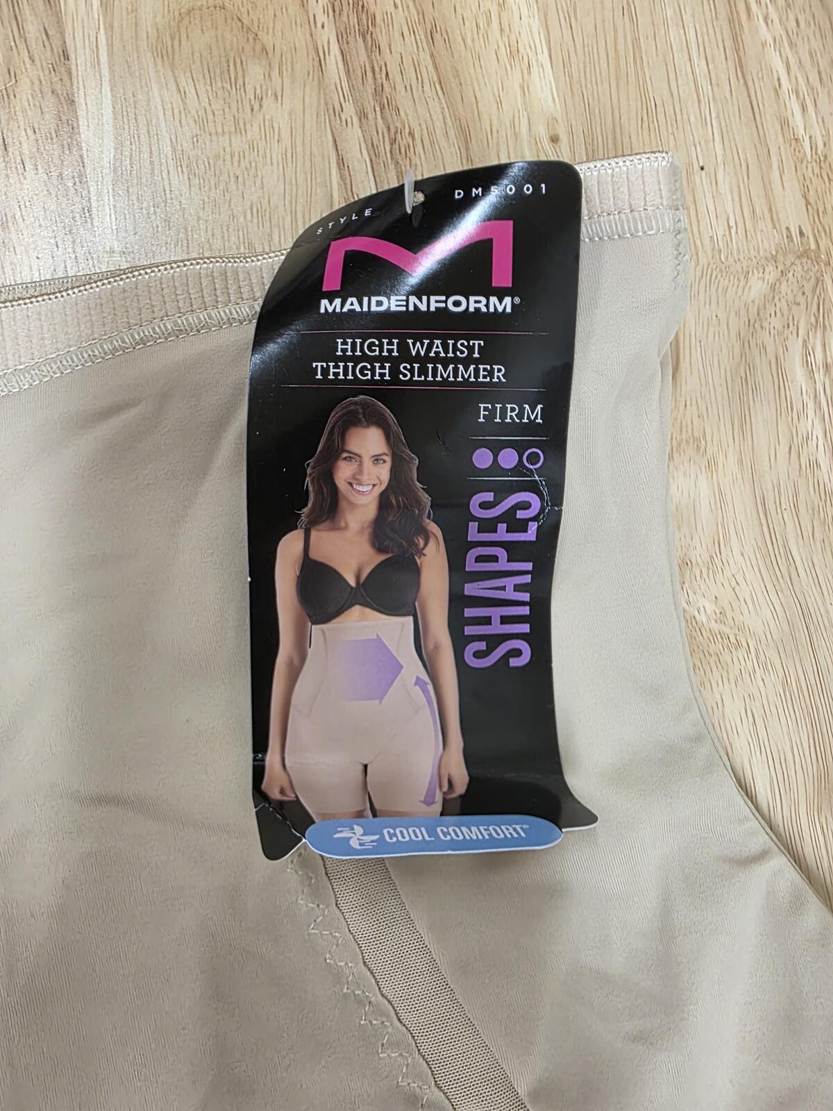 Maidenform Women’s Cool Comfort High Waist Thigh Slimmer Shaper M