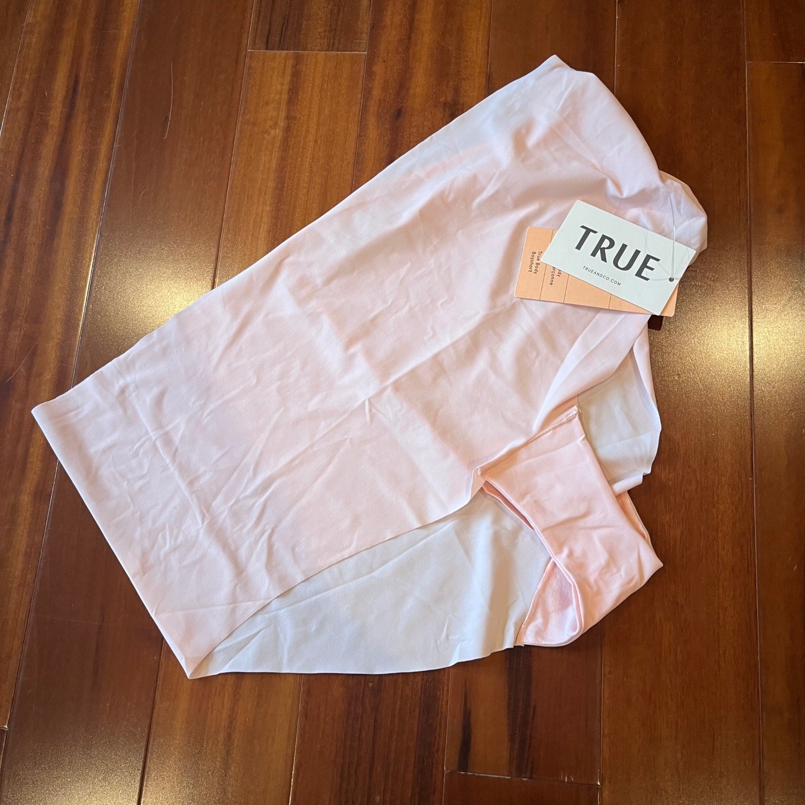 True & Co Boyshort Underwear Panty Seamless Pale Pink Intimates New Plus Size 2X