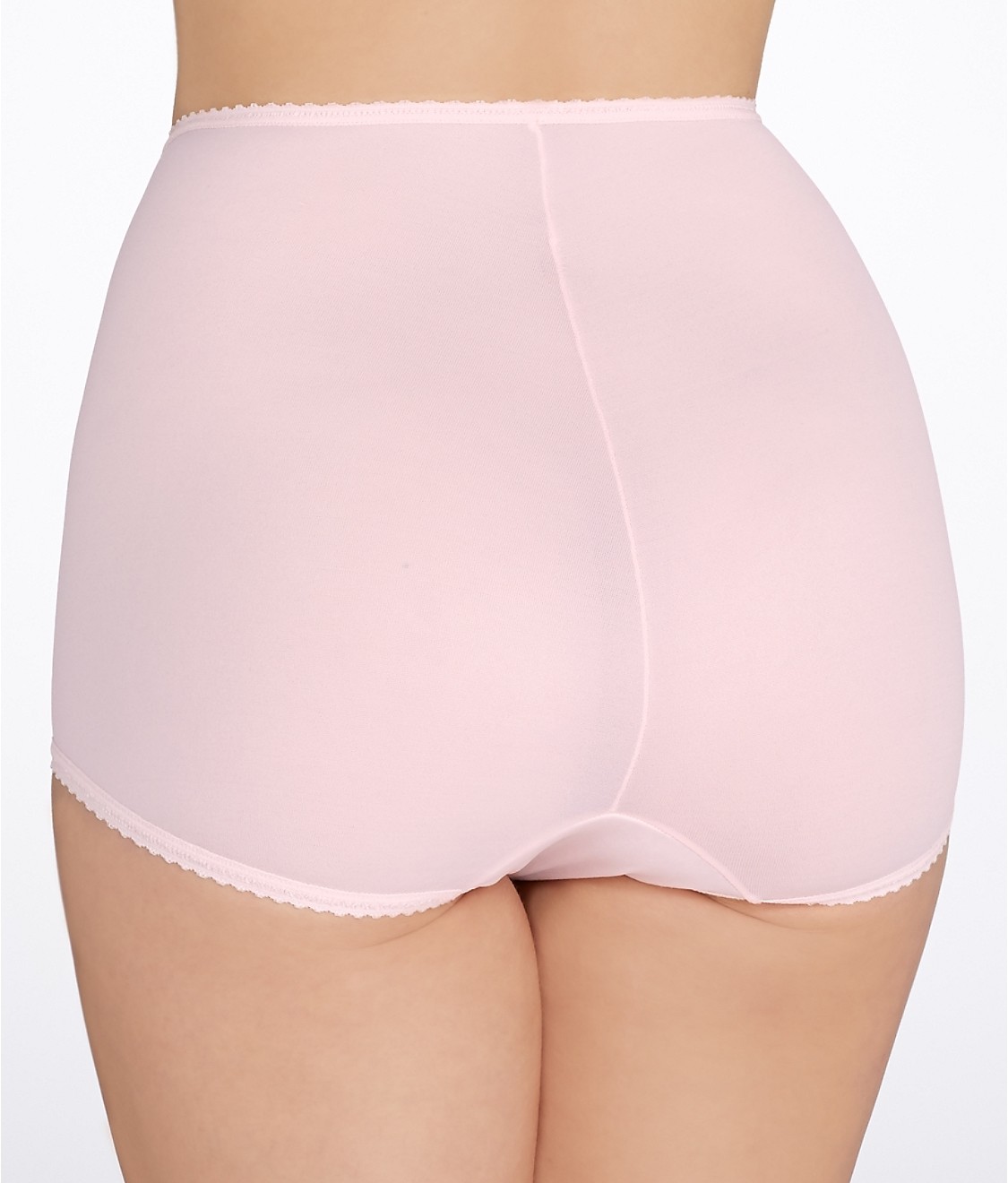 BALI Skimp Skamp Nylon/Spandex Blushing Pink Full-Cut Brief Size 6/Medium