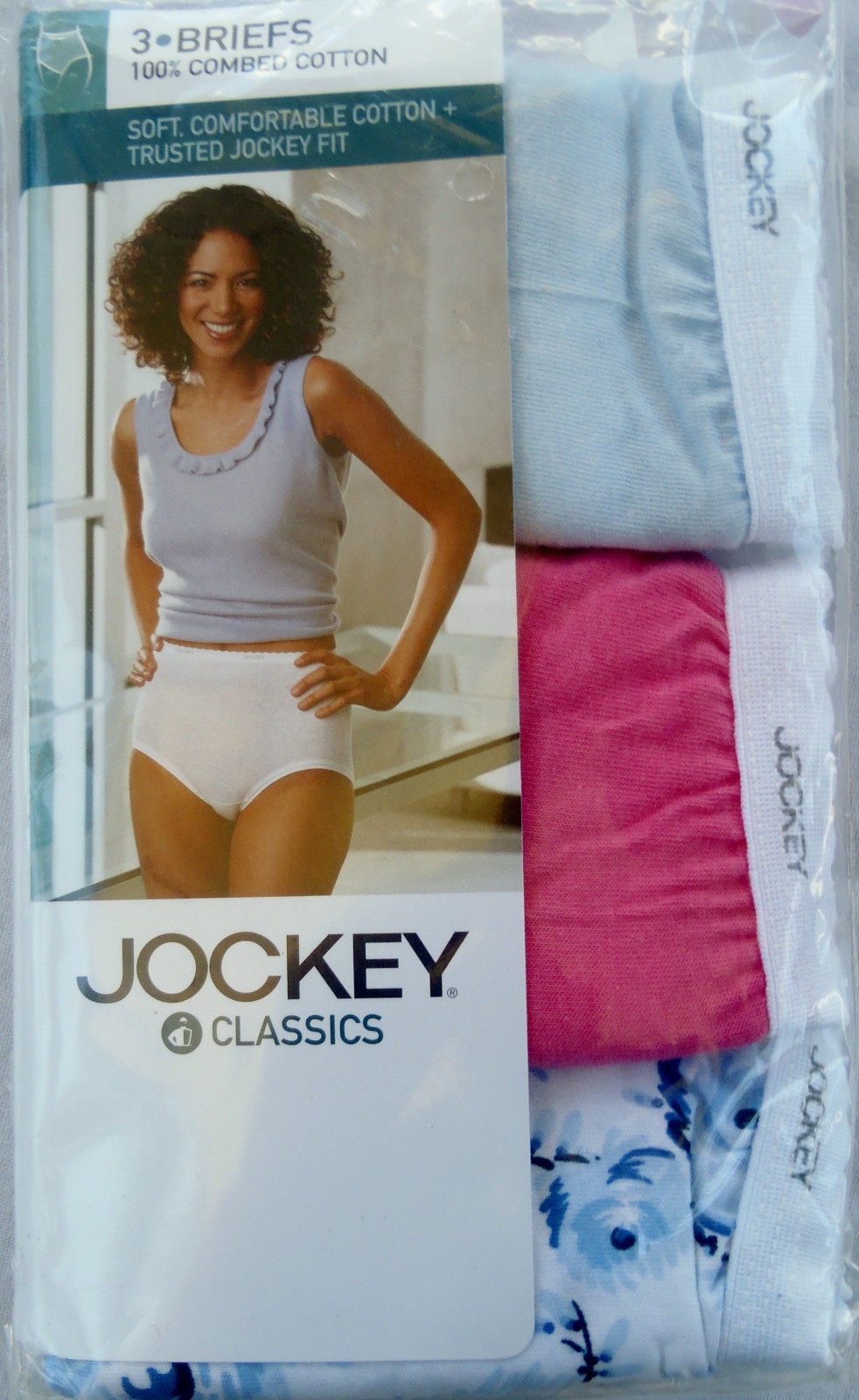 Jockey CLASSIC BRIEFS Womens 3 pack JOCKEY CLASSICS Size 6 or 7 Underwear Brief