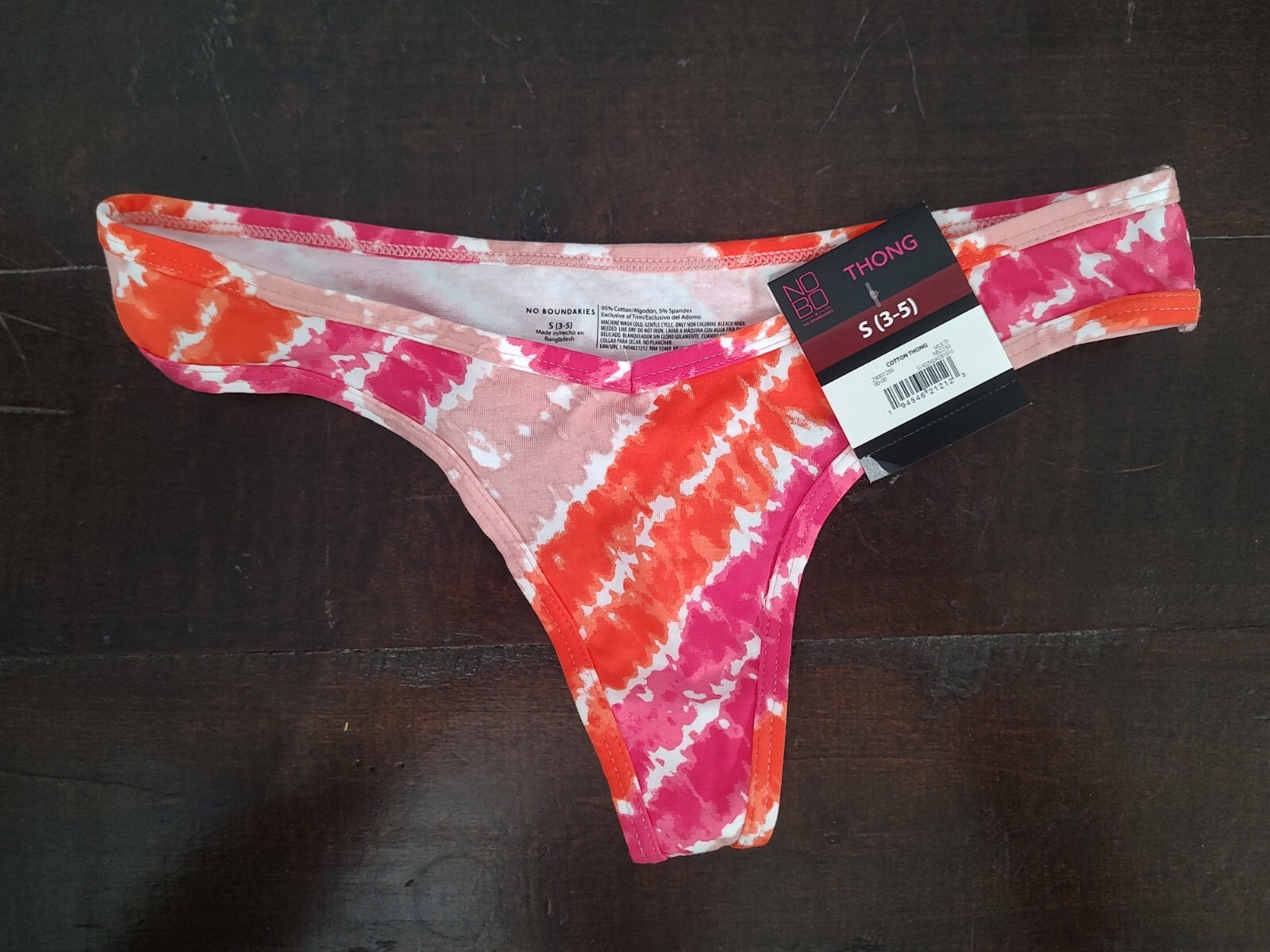 Tie Dye Panties Thongs NWT Size Small (3-5)
