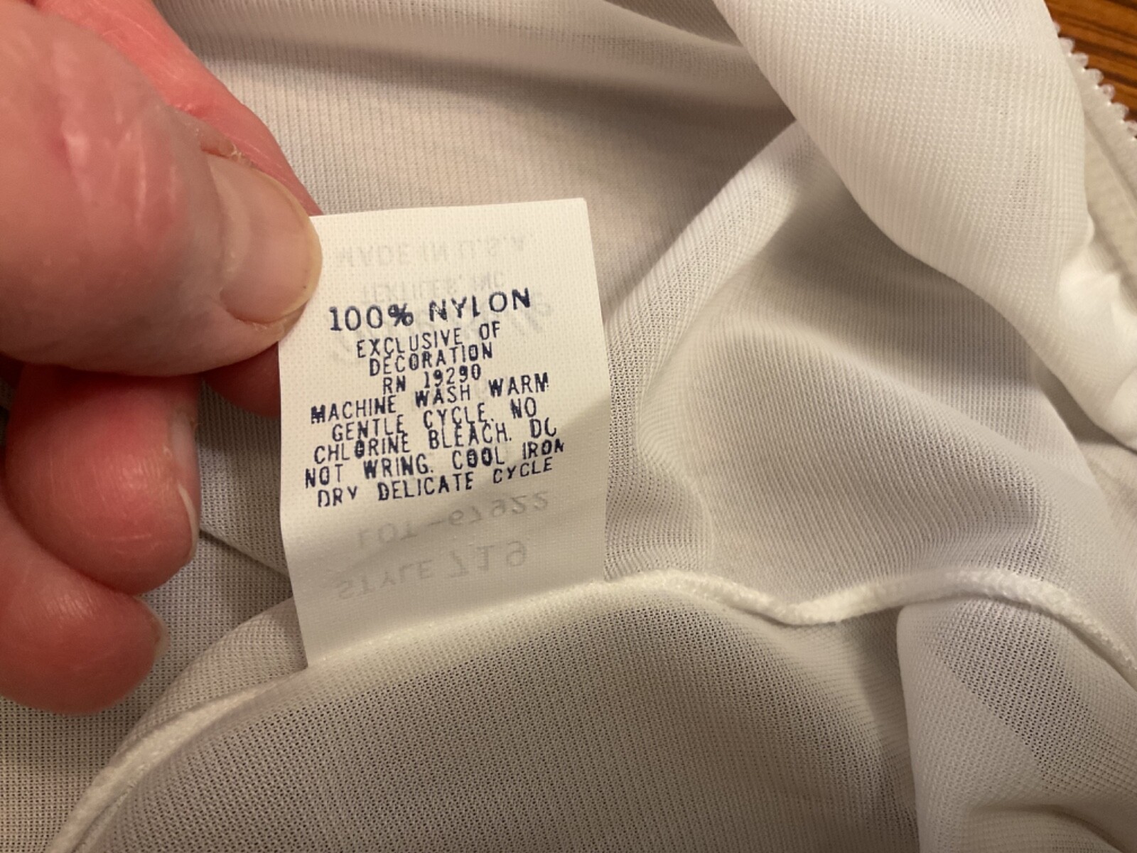 Dixie Belle Scallop Trim Brief White Panty Size 15 Style 719 NWT Made in USA