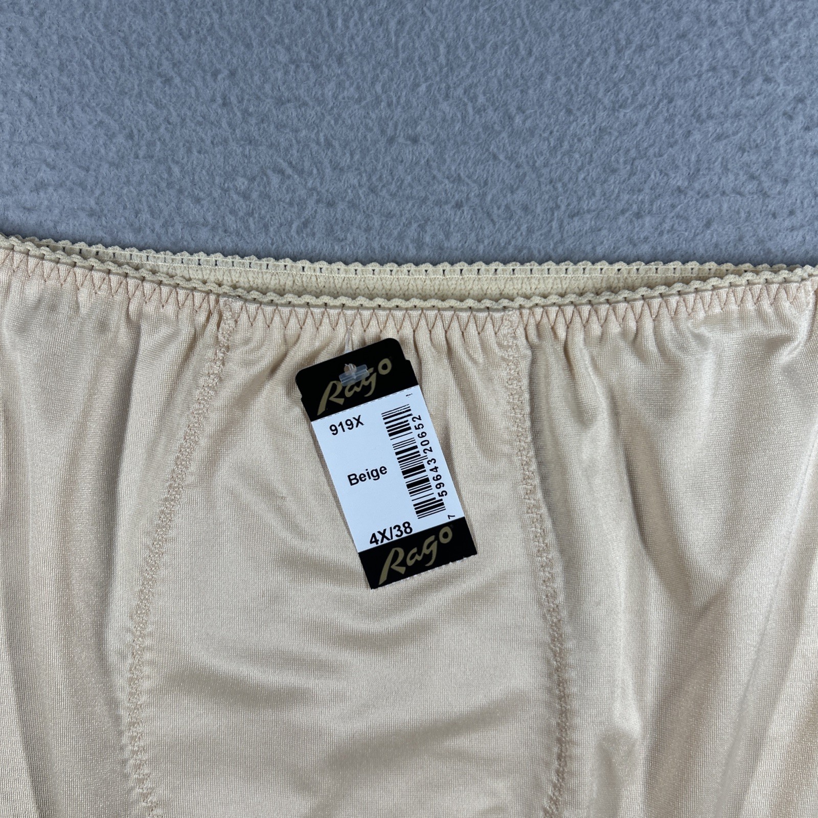 RAGO 919X Panty Brief Light Shaping Size 4X/38 NWT Beige