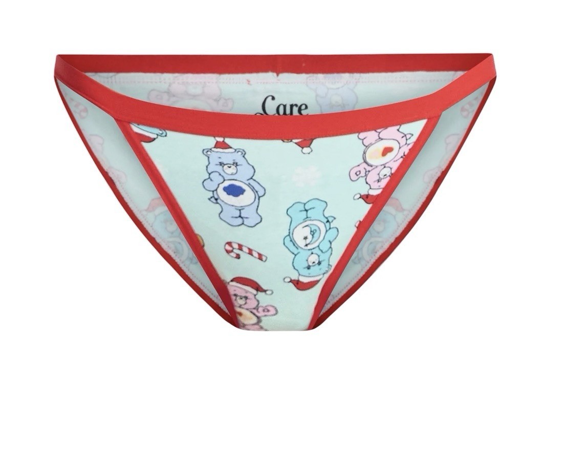 Women’s Care Bears Christmas Bikini Panties, 3-Pack, size XL (16-18)