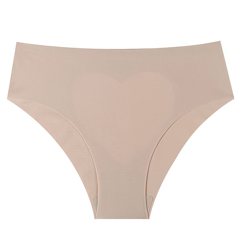 5 Pack Womens Heart Seamless Undewear Panties Solid Stretch No Show Bikini Panty