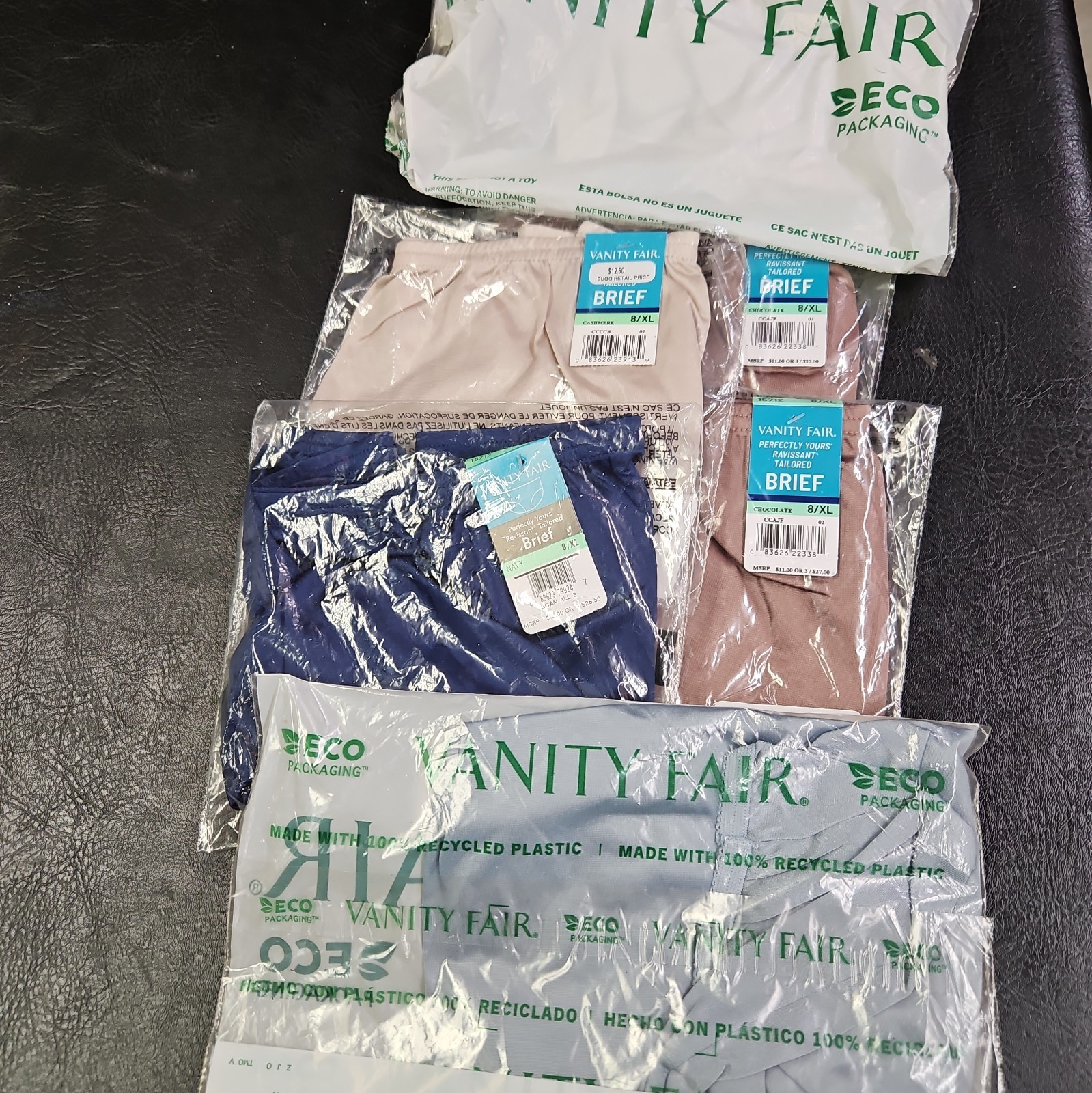 6 New VANITY FAIR – NEW – SZ 8 XL PERFECTLY YOURS STYLE#15712 BRIEF