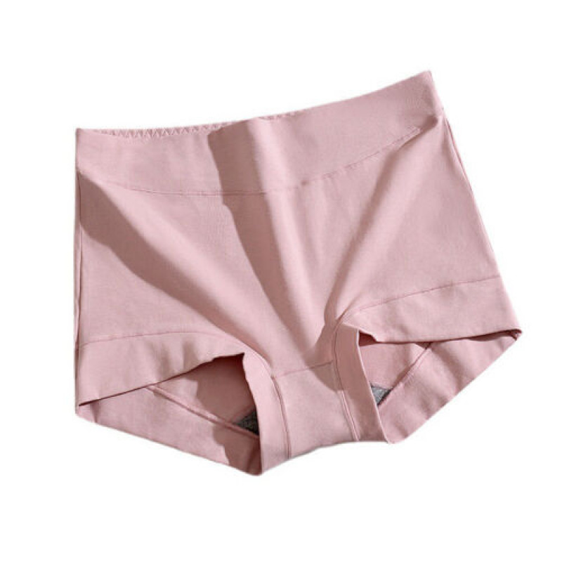 Womens Cotton High Waist Underwear Breathable Tummy Control Bikini Panties M-4XL