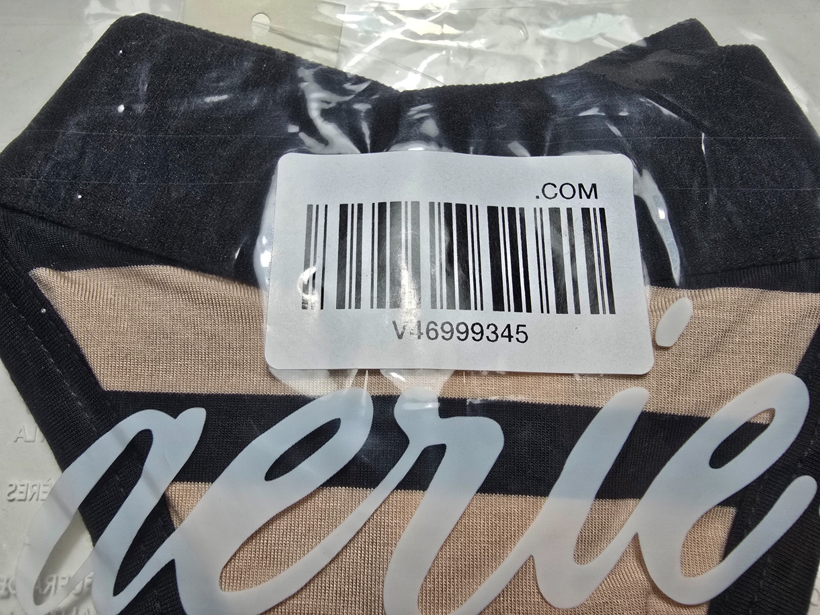S American Eagle AERIE Superchill Modal Thong Undies Panties Underwear Black Bge