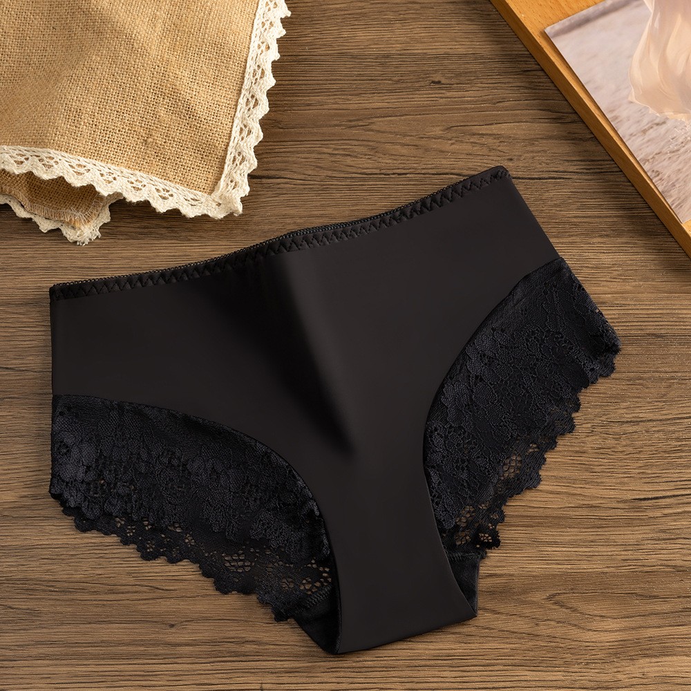 4 Pack Lot Ladies Womens Sexy Panties Underwear Sheer Lace Lingeries Briefs Soft