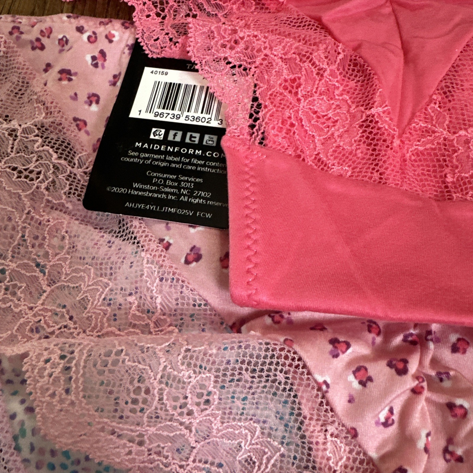 NWT SEXY!! (3) Comfort Devotion Tanga Panties 40159 Size 6