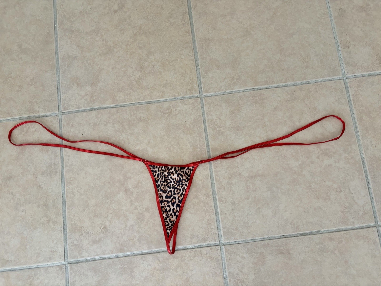 Leopard Print Thong 5XL / Sexy Thong Size 5XL /leopard Print Thong