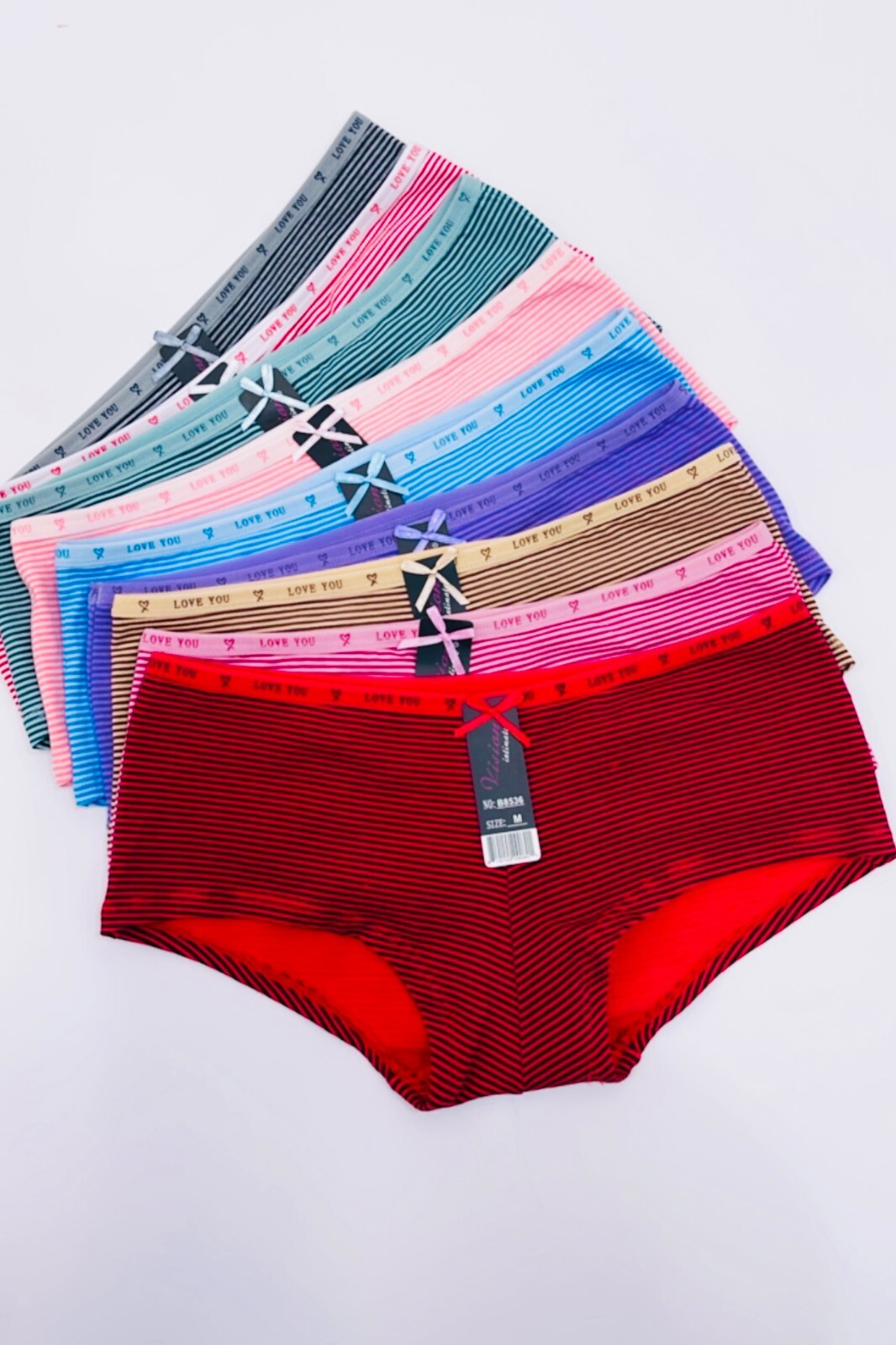 BOYSHORTS SHORTIE SHORT Sports 6 OR 12 Panties Undies 95% COTTON Gifts 8413 S-XL