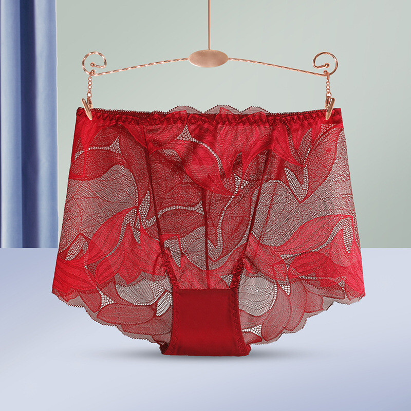 3x Ladies Women’s Sexy Lace High Waist Full Briefs Knickers Underwear Panties