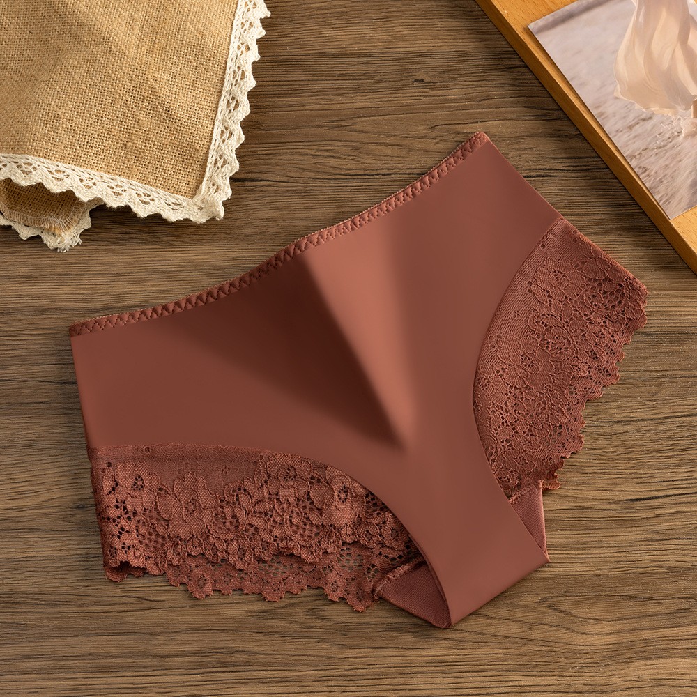 4 Pack Lot Ladies Womens Sexy Panties Underwear Sheer Lace Lingeries Briefs Soft