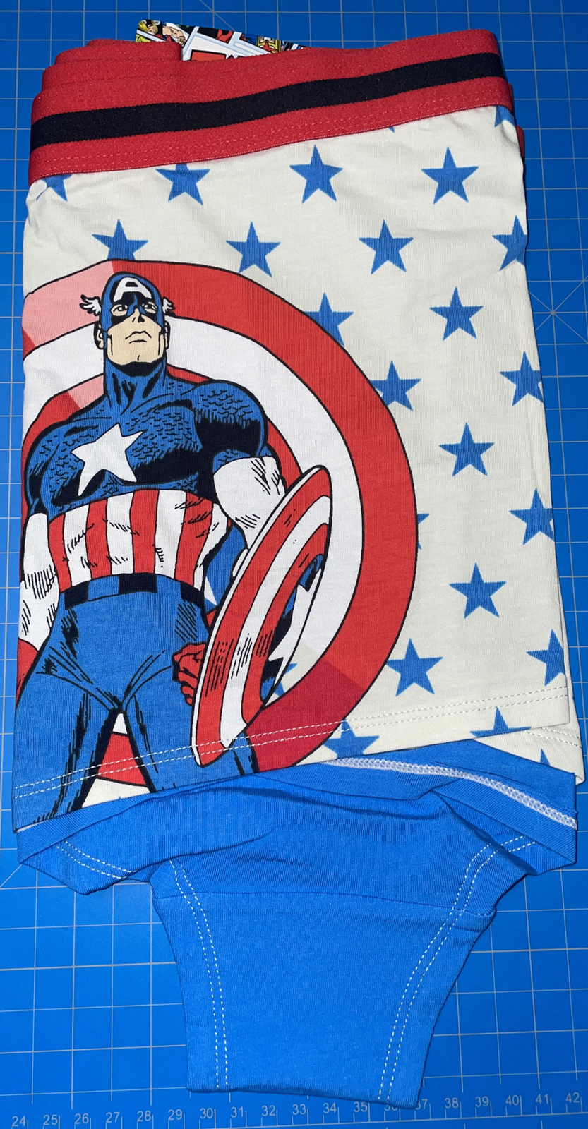 Torrid Curves Marvel Captain America Boy Short Panties Size 6
