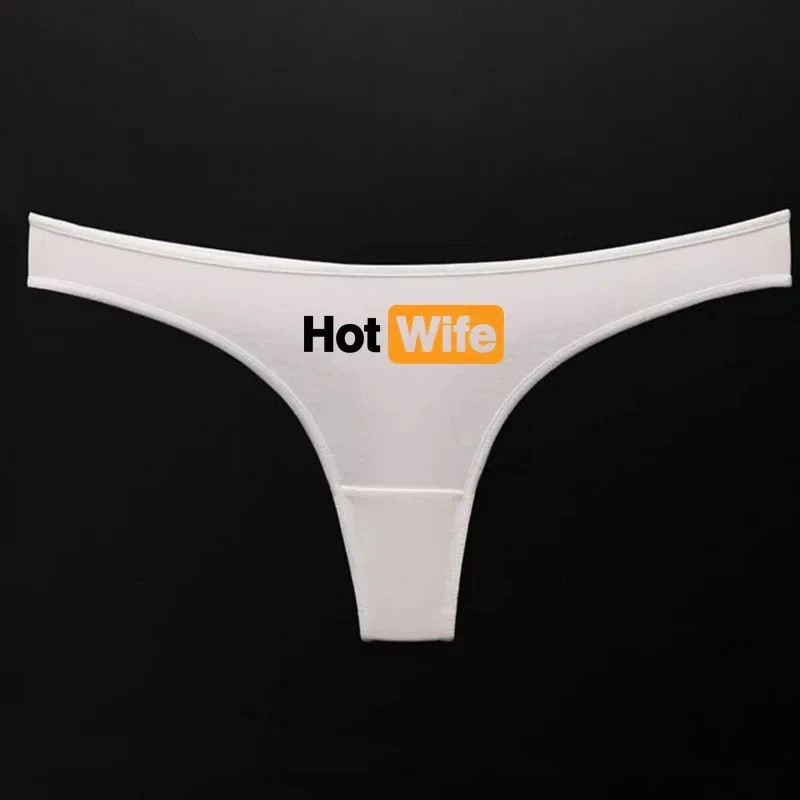 Hot Wife Letters Women’s Underwear New Fashion Panties Sports Fitness