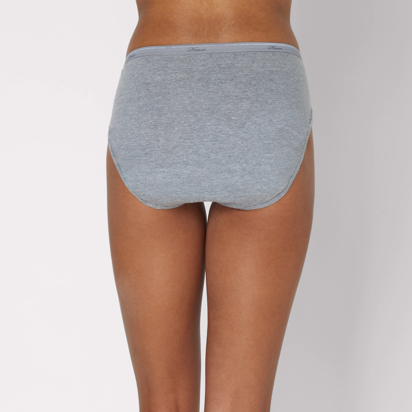 Hanes No Ride Up Cotton Hi-Cut Panties 6-Pack Women’s Underwear Lady’s Tag-Free