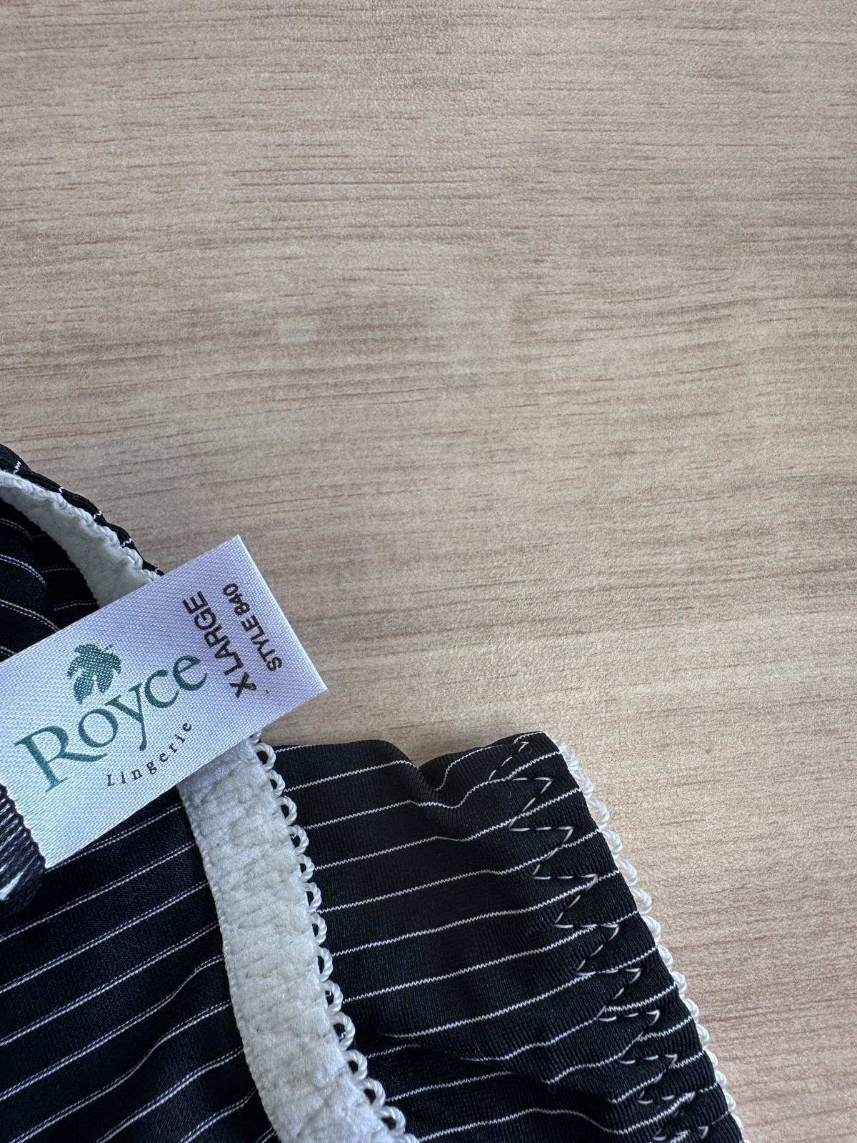 2 Pack Knickers Briefs Royce Lauren Black Pinstripe Shorts Briefs 18-22 RRP £20
