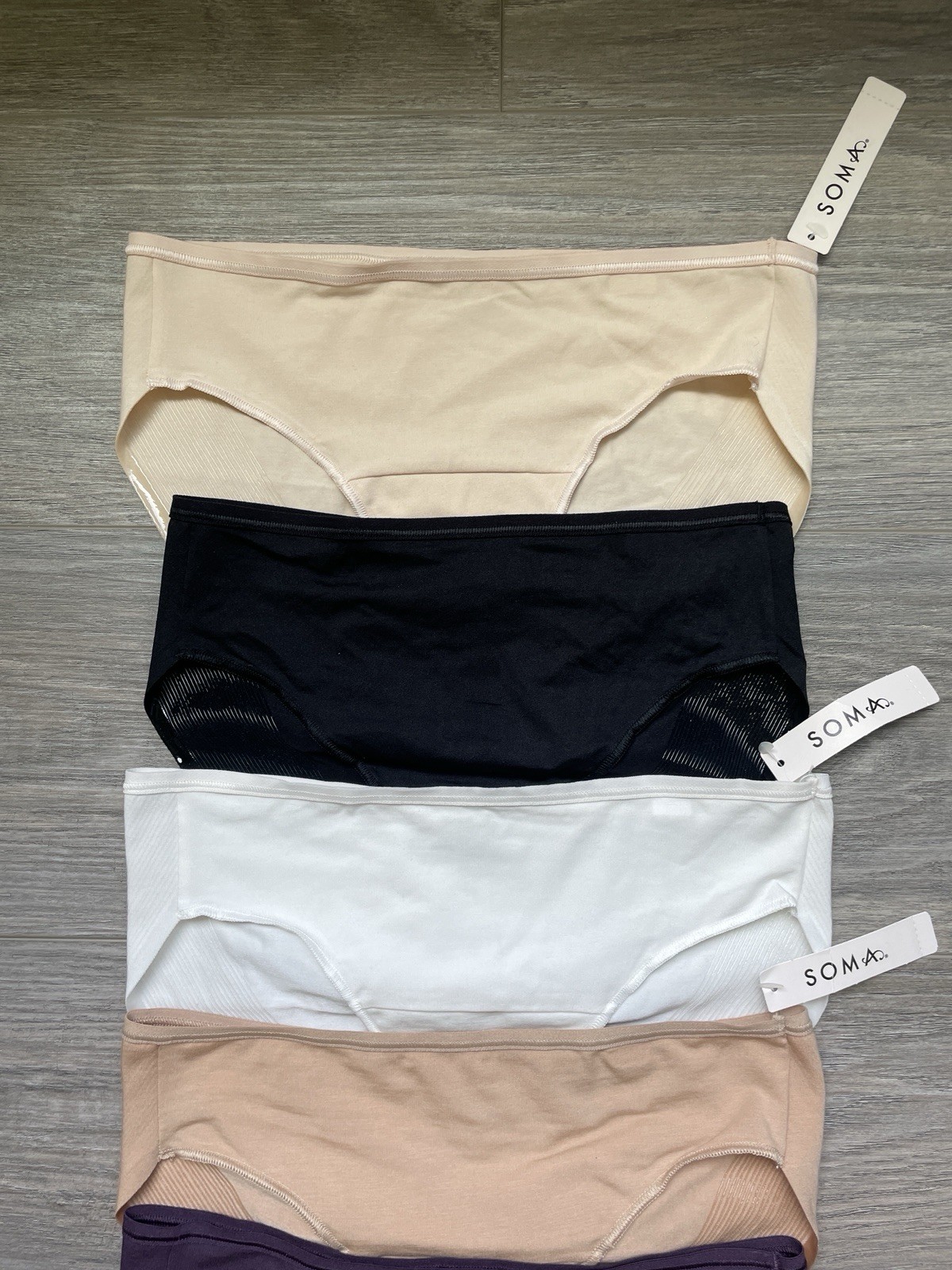 $126 Soma Panty Lot ~7 Pairs ~Small~ Vanishing Edge Hipster~ No-show~NWT❤️