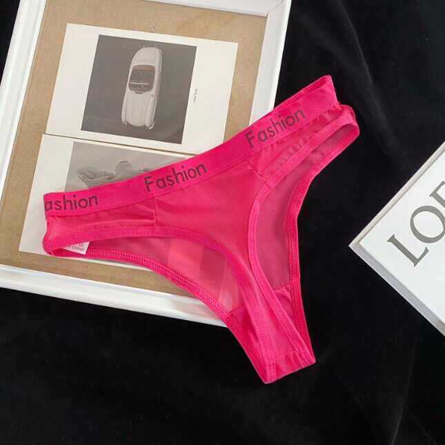 3 5 7 Pcs Lot Sexy Womens Panties Thong G string High Cut See Through Underwear