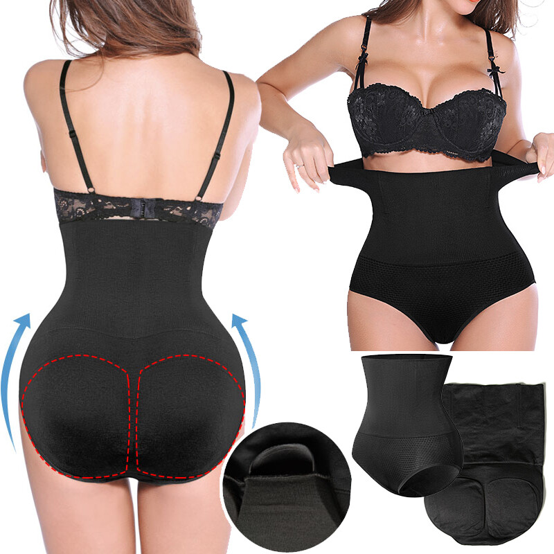 Women’s High Waist Hip Enhancer Padded Butt Lifter Panty Body Shaper Underwear